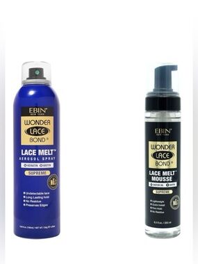 EBIN Wonder Lace Bond Lace Melt Spray & Mousse Bundle